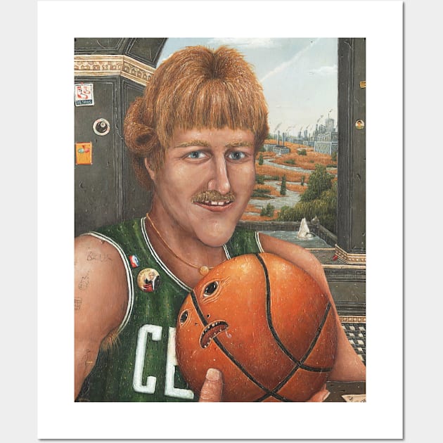 Larry Bird Wall Art by John Rego 